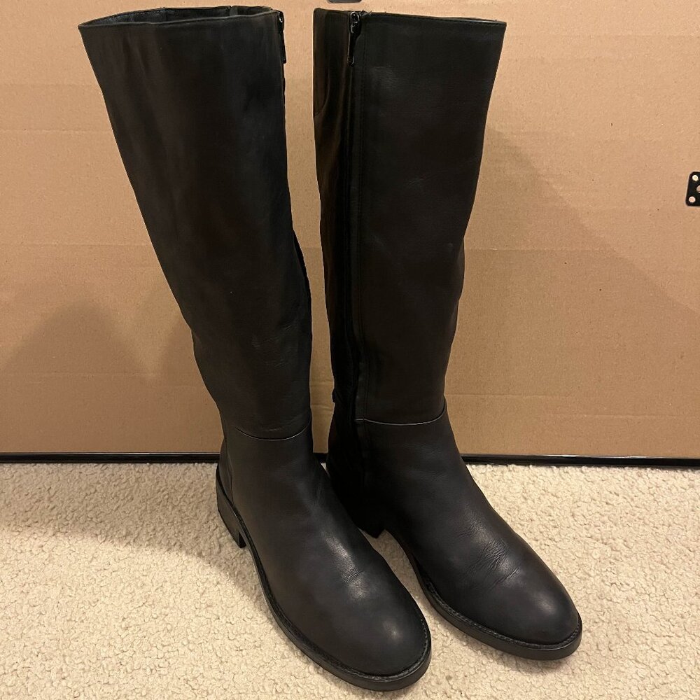 Sam Edelman Women's Mable Leather Riding Boot, US10M EUR41